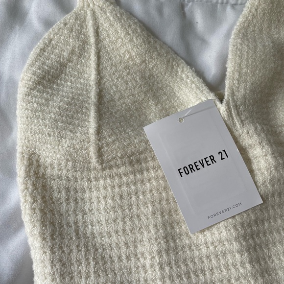 NWT Sweater-Knit Crop Top - Picture 5 of 8